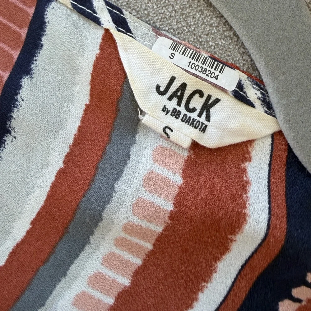 Jack by BB Dakota Striped Blouse Size Small
